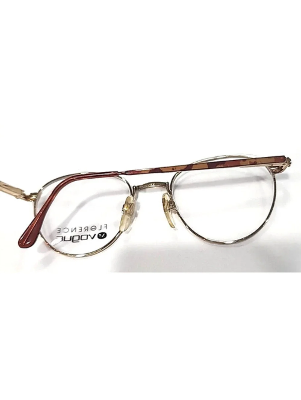 Vogue VO3036 281 Floence Sm Petite Tortoise Gold Round Eyeglasses 48-20 130